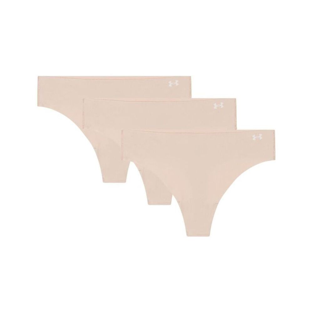 Under Armour Womens/Ladies Thong (Pack of 3) / Beige